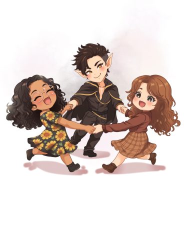 Rosa, Elisa & Cassian - Geburtstagsgeschenk von Katha Gansh
